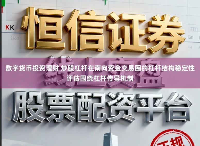 数字货币投资理财 炒股杠杆在南向资金交易圈的杠杆结构稳定性评估围绕杠杆传导机制