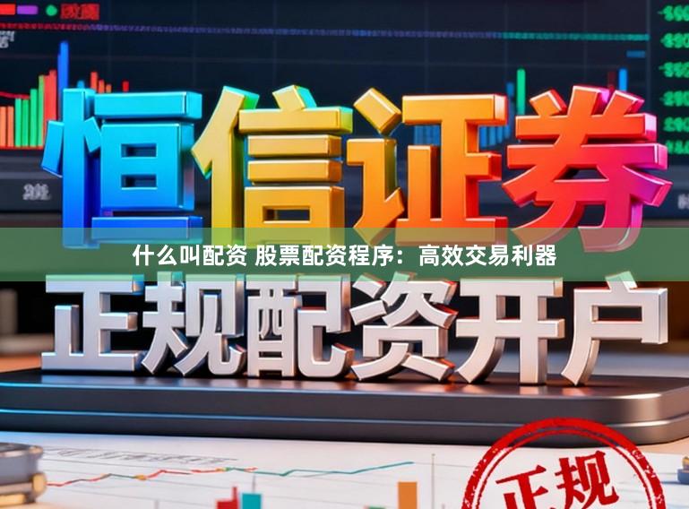 什么叫配资 股票配资程序：高效交易利器