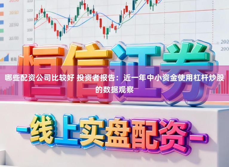 哪些配资公司比较好 投资者报告：近一年中小资金使用杠杆炒股的数据观察