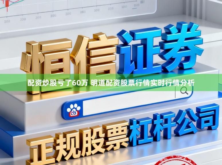 配资炒股亏了60万 明道配资股票行情实时行情分析